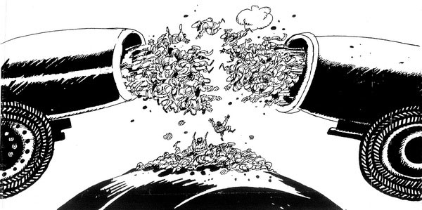 ali ferzat - علي فرزات-  كاريكاتير - حرب - 217