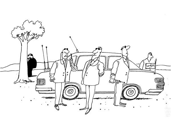 ali ferzat - علي فرزات-  كاريكاتير - مخابرات - 287