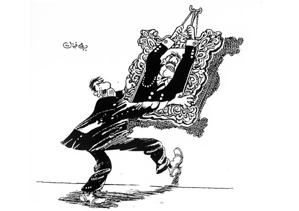 ali ferzat - علي فرزات-  كاريكاتير - دكتاتورية - 306