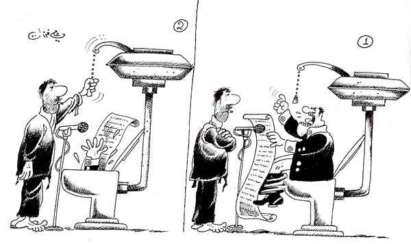 ali ferzat - علي فرزات-  كاريكاتير - سلطة - 453