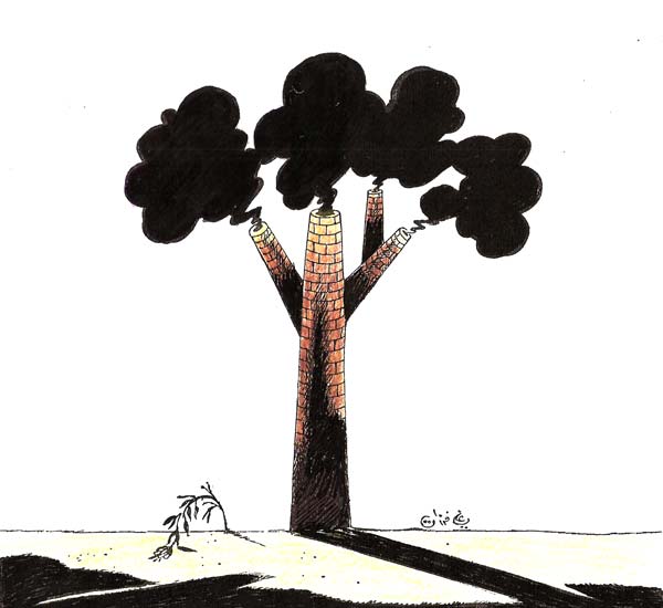 ali ferzat - علي فرزات-  كاريكاتير - بيئة - 558