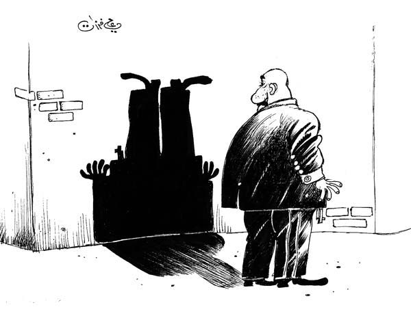 ali ferzat - علي فرزات-  كاريكاتير - سلطة - 572