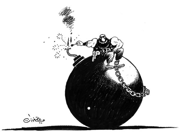 ali ferzat - علي فرزات-  كاريكاتير - حرب - 590