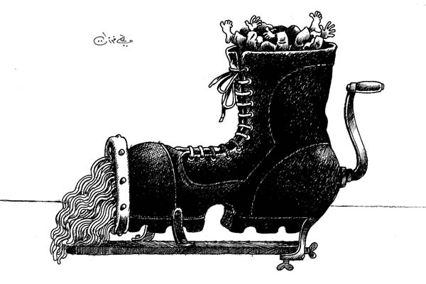 ali ferzat - علي فرزات-  كاريكاتير - حرب - 625