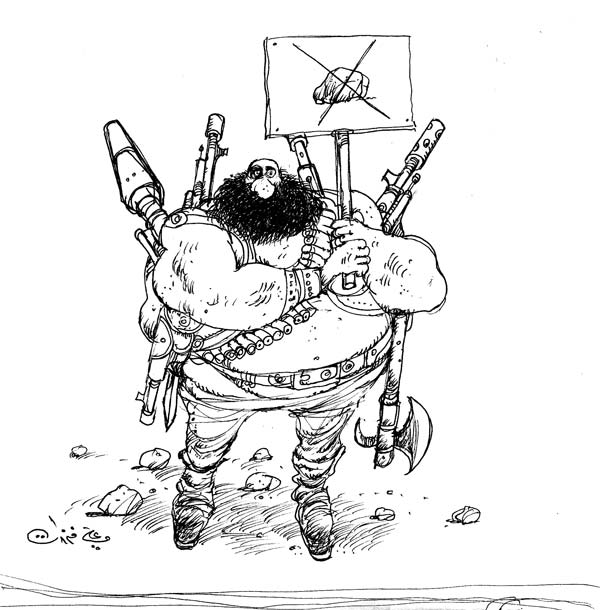 ali ferzat - علي فرزات-  كاريكاتير - ارهاب - 628