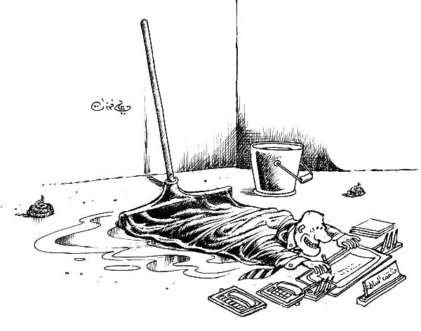 ali ferzat - علي فرزات-  كاريكاتير - سلطة - 630