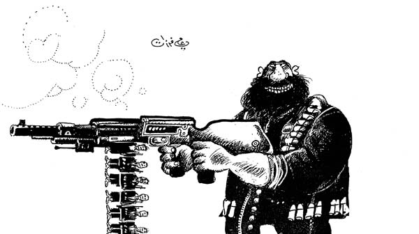 ali ferzat - علي فرزات-  كاريكاتير - حرب - 645