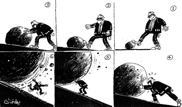 ali ferzat - علي فرزات-  كاريكاتير - سلطة - 647