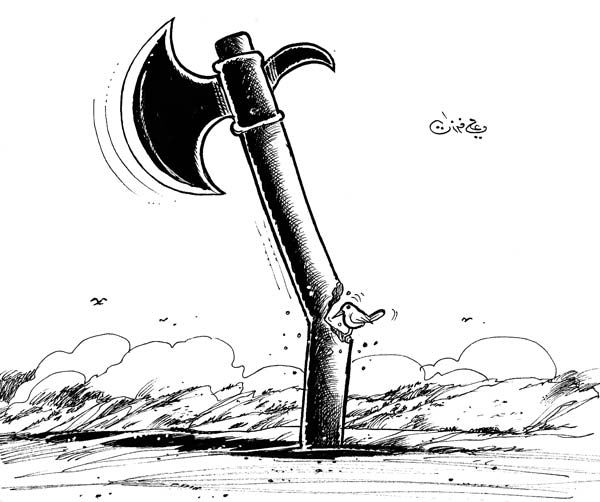 ali ferzat - علي فرزات-  كاريكاتير - حرب - 660