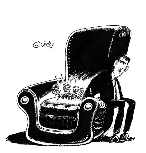 ali ferzat - علي فرزات-  كاريكاتير - سلطة - 685