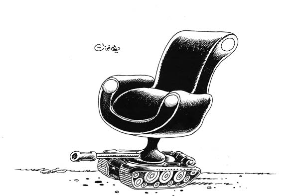 ali ferzat - علي فرزات-  كاريكاتير - حرب - 695