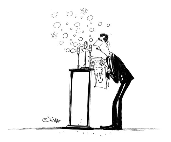 ali ferzat - علي فرزات-  كاريكاتير - سلطة - 704