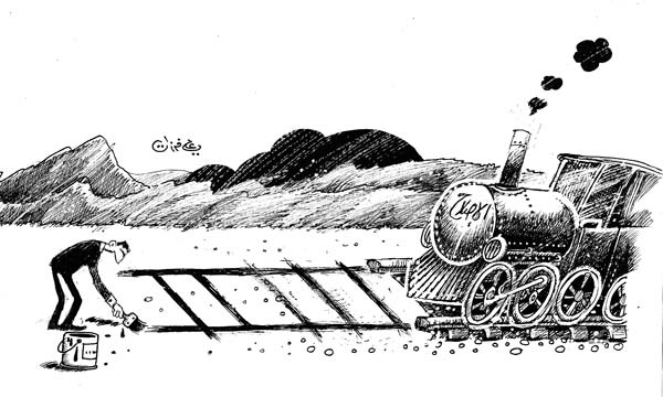 ali ferzat - علي فرزات-  كاريكاتير - سلطة - 705