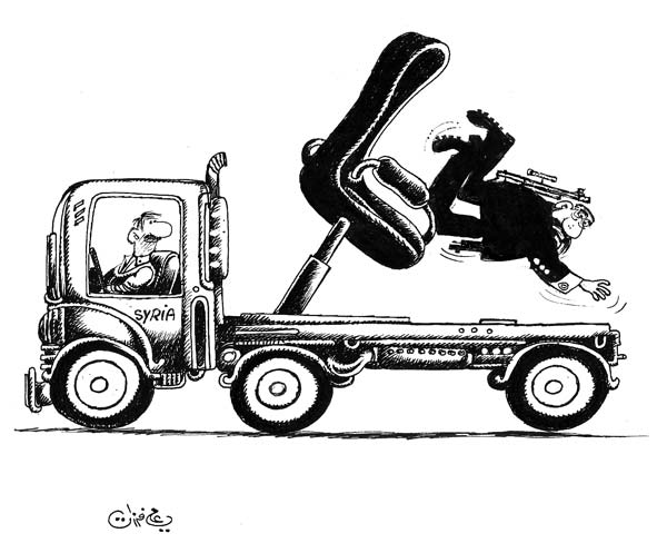 ali ferzat - علي فرزات-  كاريكاتير - دكتاتورية - 708